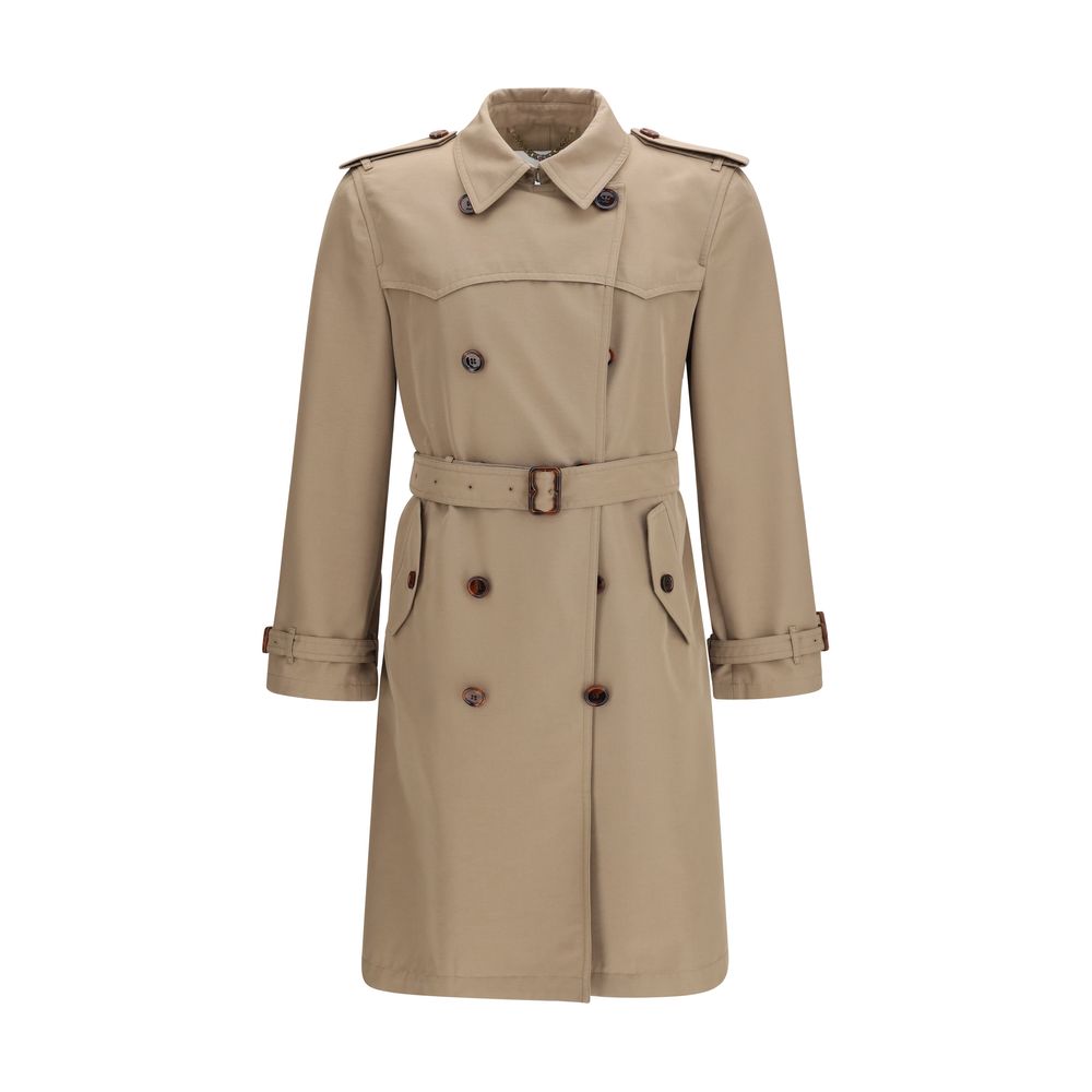 Burberry Brown Silk Trench Coat | Regal Royce