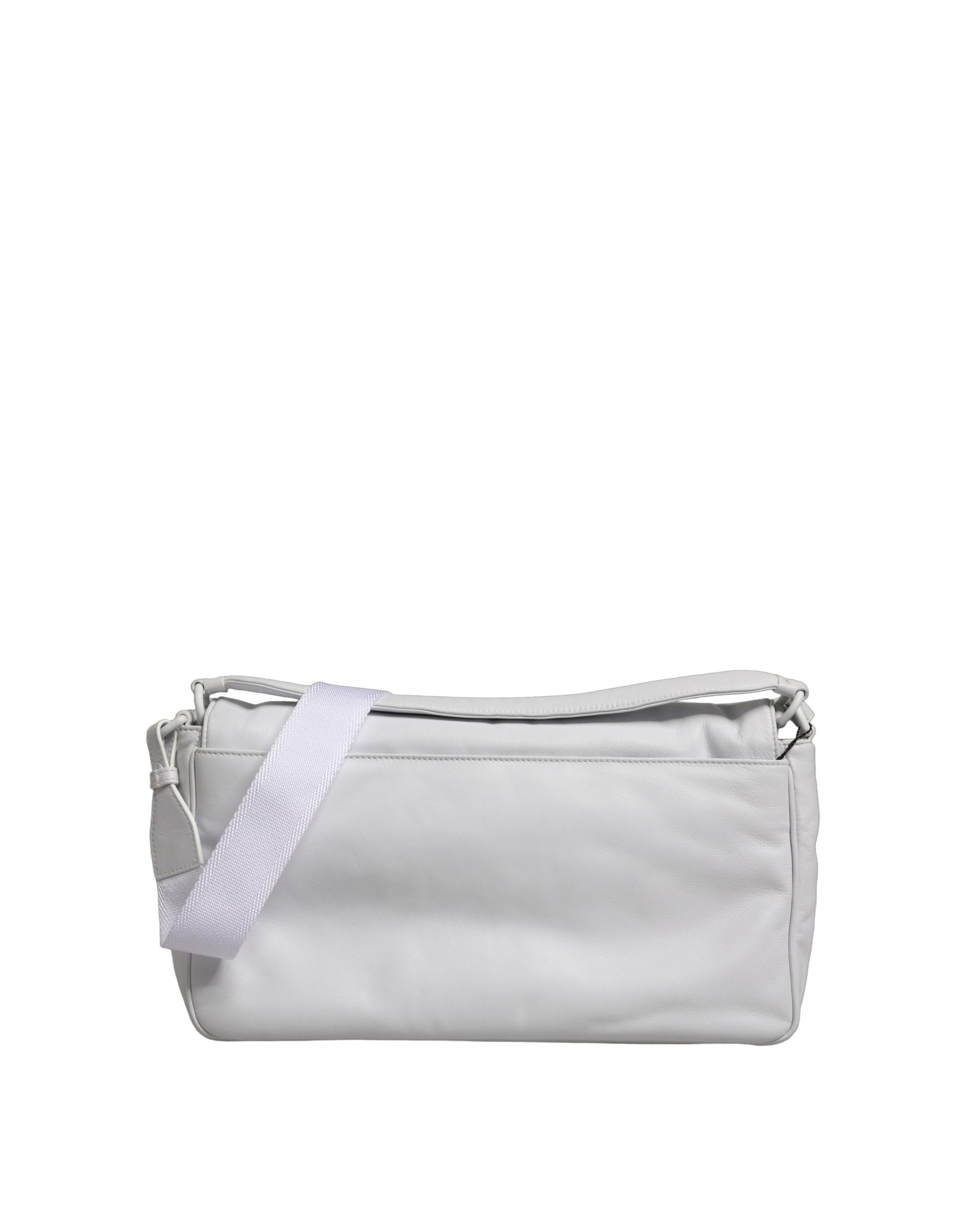 Dolce & Gabbana White Logo Plaque Crossbody Shoulder Borse Women Bag | Regal Royce