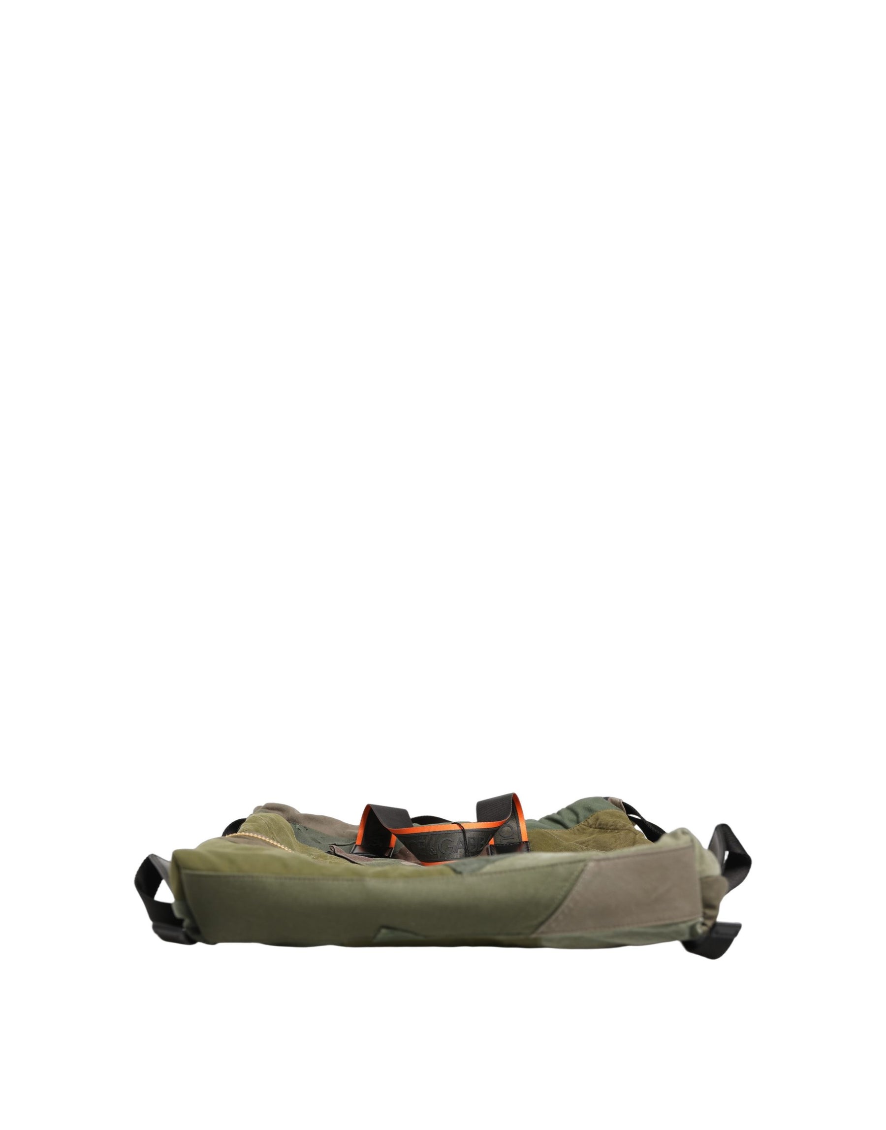 Dolce & Gabbana Military Green Patchwork Rucksack Backpack Borse Men Bag | Regal Royce