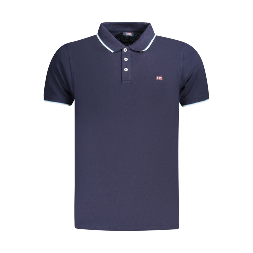 Norway 1963 Blue Cotton Men's Polo Shirt | Regal Royce