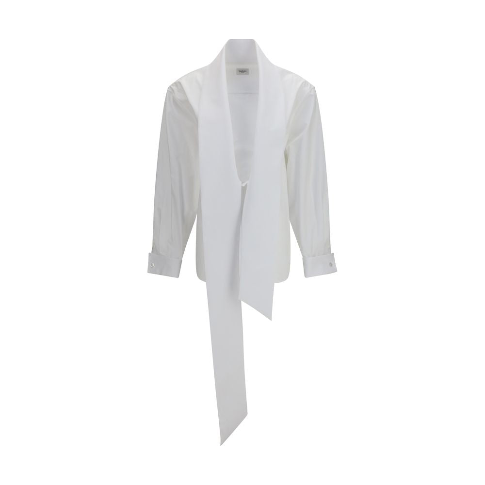 Saint Laurent White Cotton Dress Shirt | Regal Royce