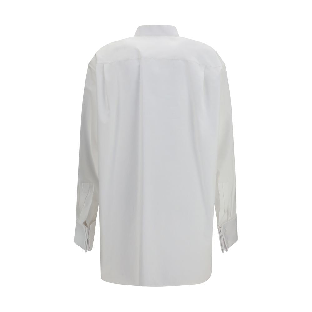 Saint Laurent White Cotton Dress Shirt | Regal Royce