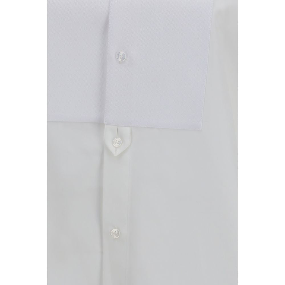 Saint Laurent White Cotton Dress Shirt | Regal Royce