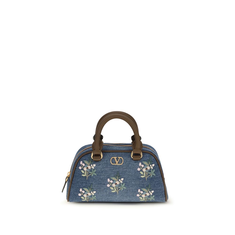 Valentino Garavani Blue Cotton Handbag | Regal Royce