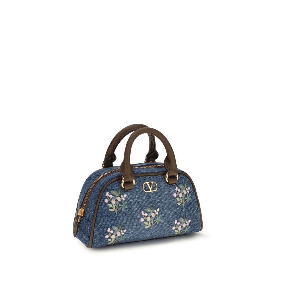 Valentino Garavani Blue Cotton Handbag | Regal Royce