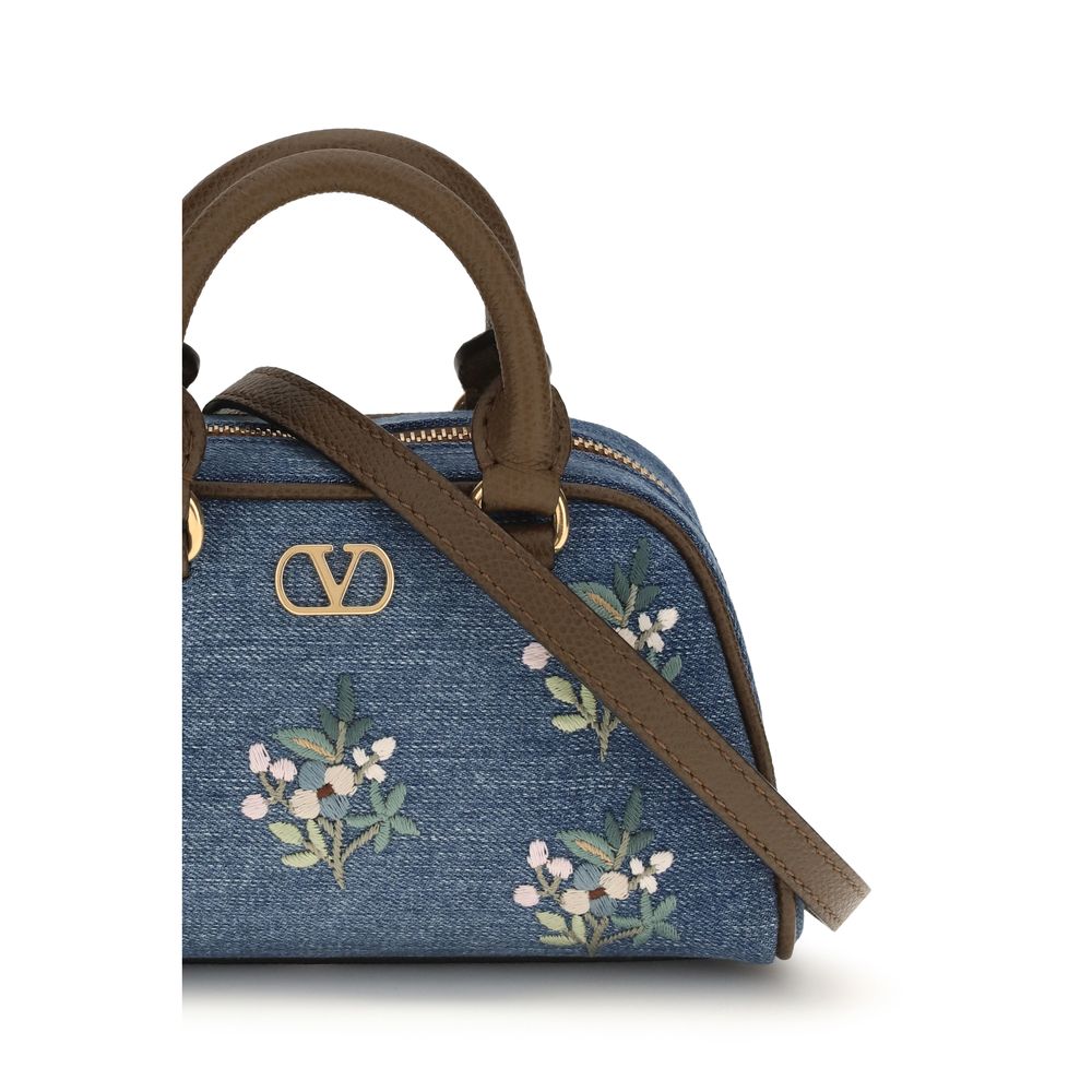 Valentino Garavani Blue Cotton Handbag | Regal Royce