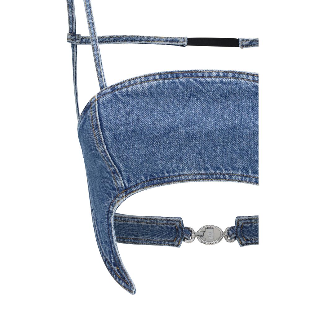 Marine Serre Blue Denim Shirt | Regal Royce