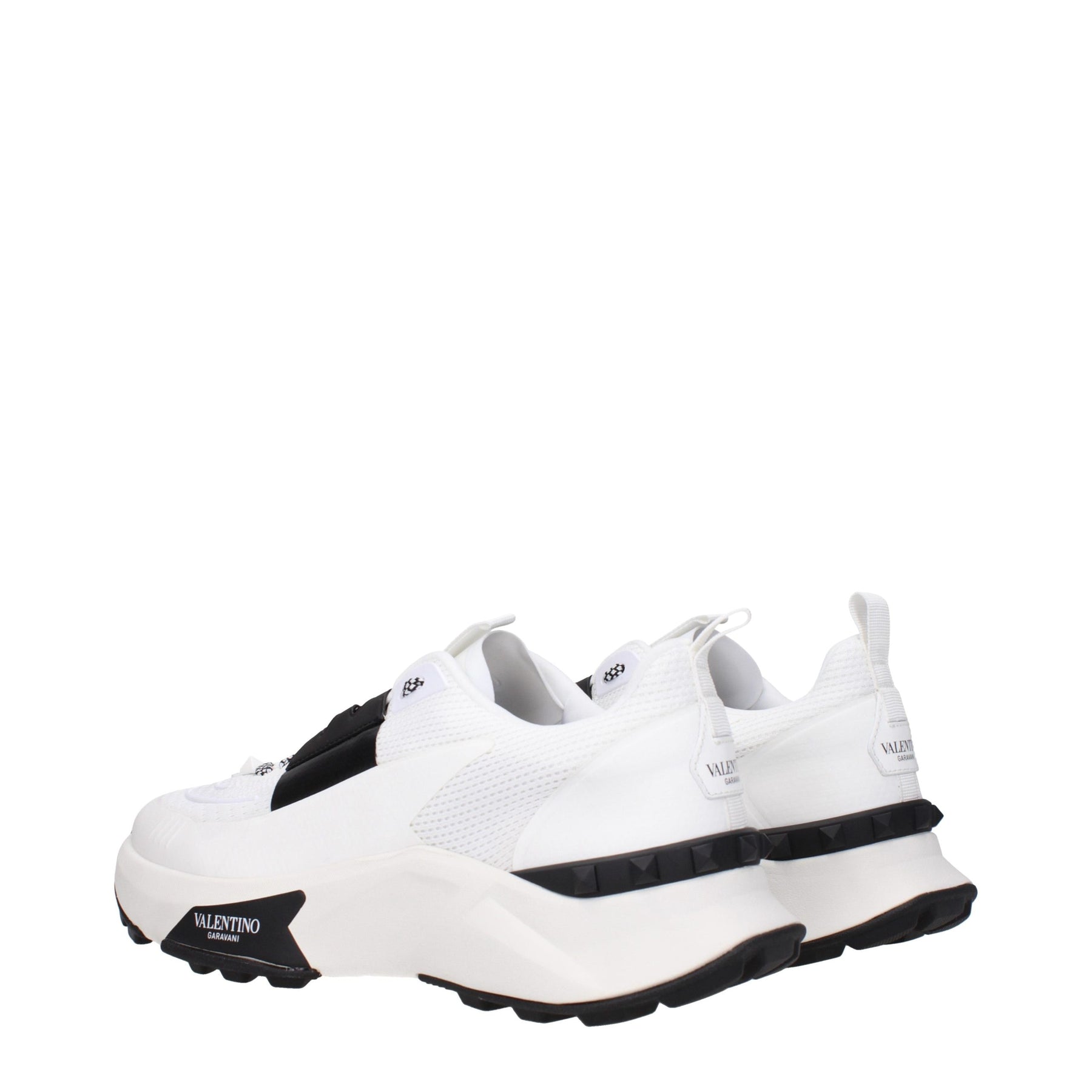 Valentino Garavani White Fabric Athletic Sneakers | Regal Royce