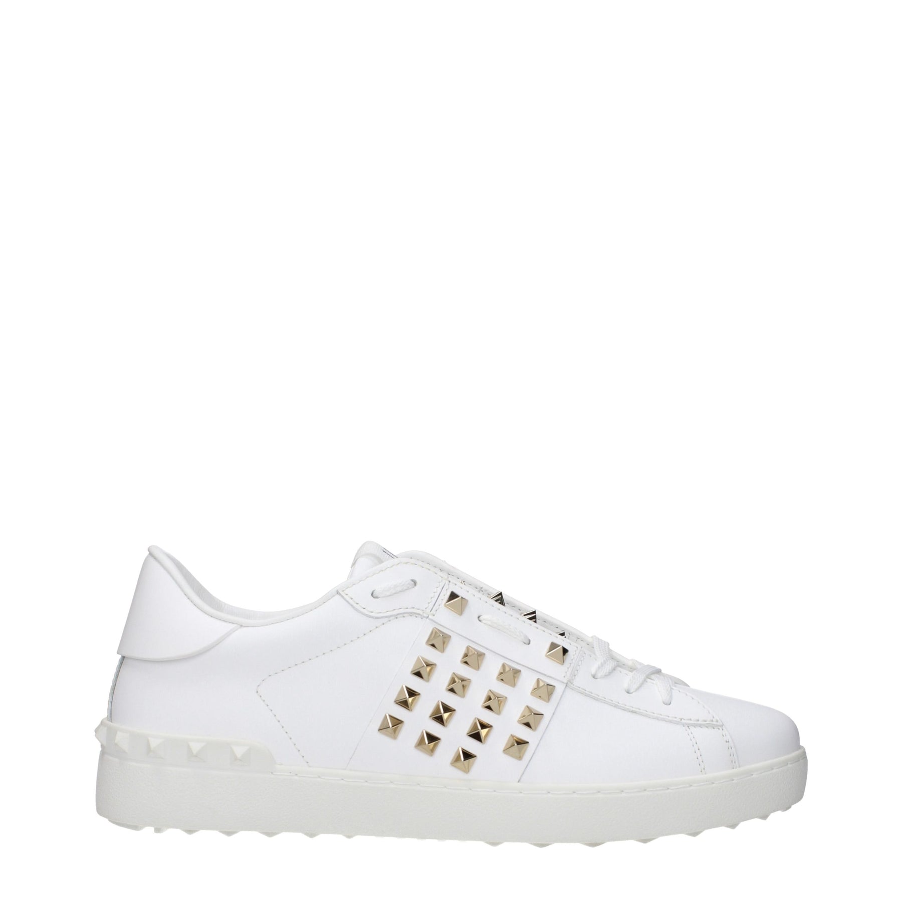 Valentino Garavani White Leather Low Top Sneakers | Regal Royce