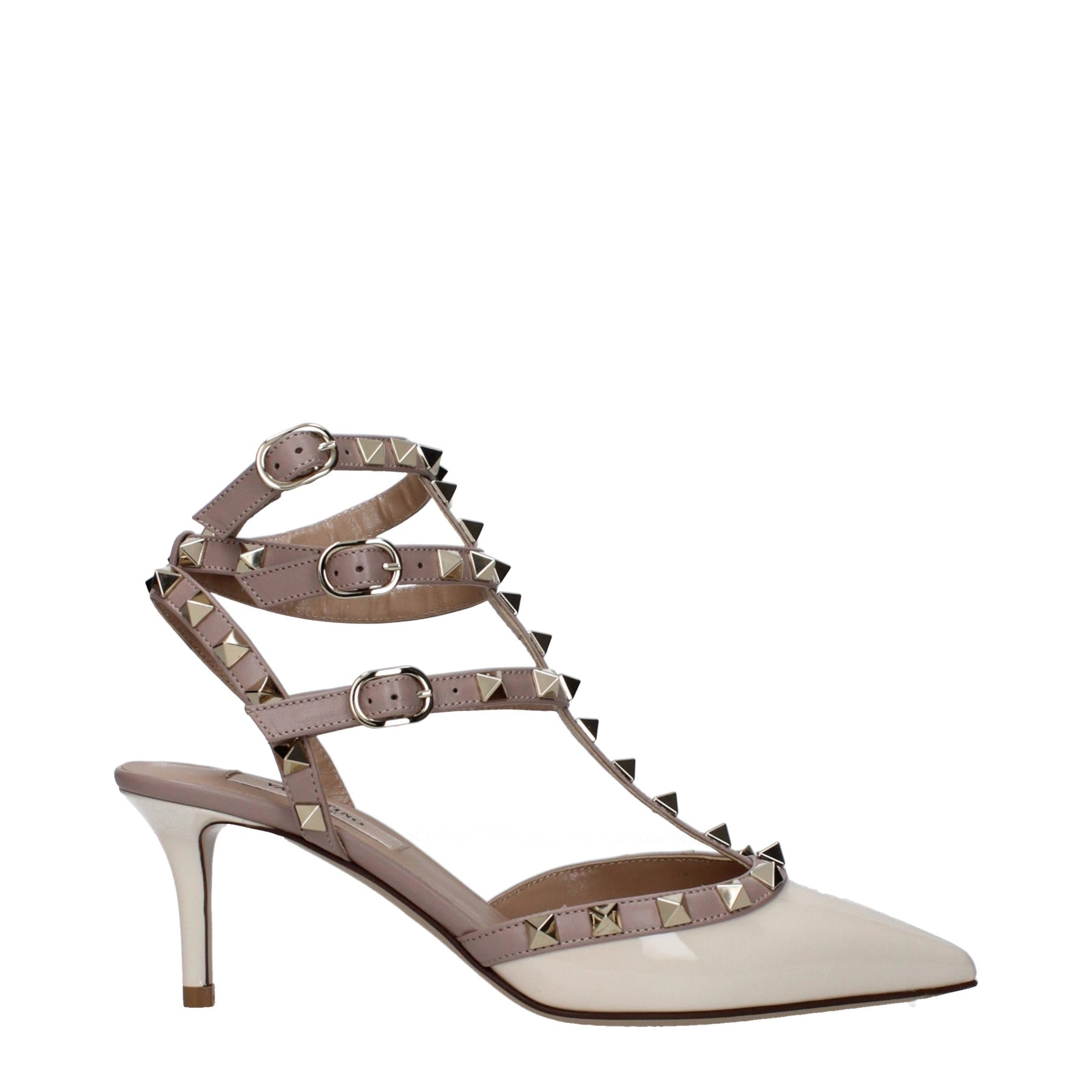 Valentino Garavani Beige Leather High Heel Pumps | Regal Royce