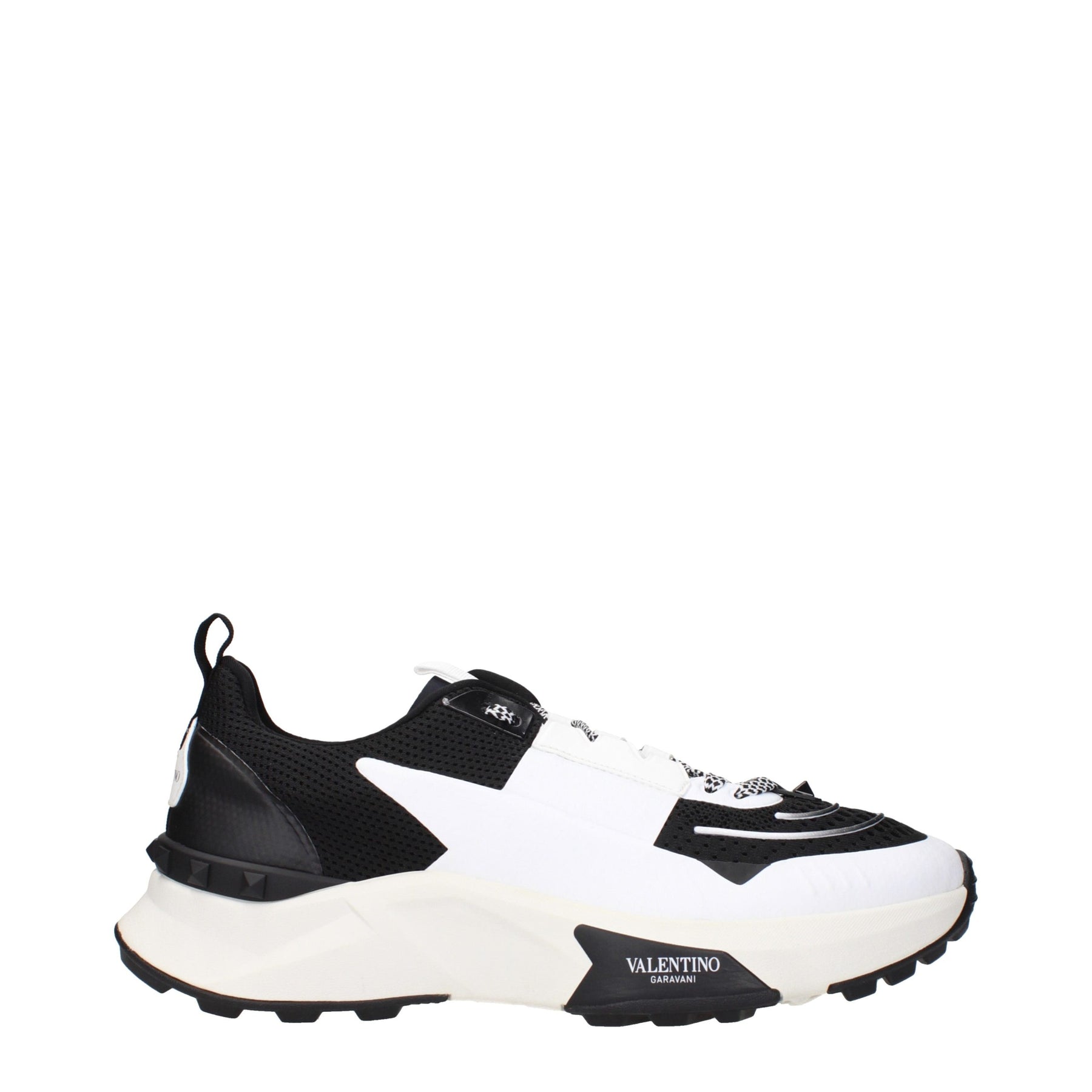 Valentino Garavani Black Fabric Athletic Sneakers | Regal Royce