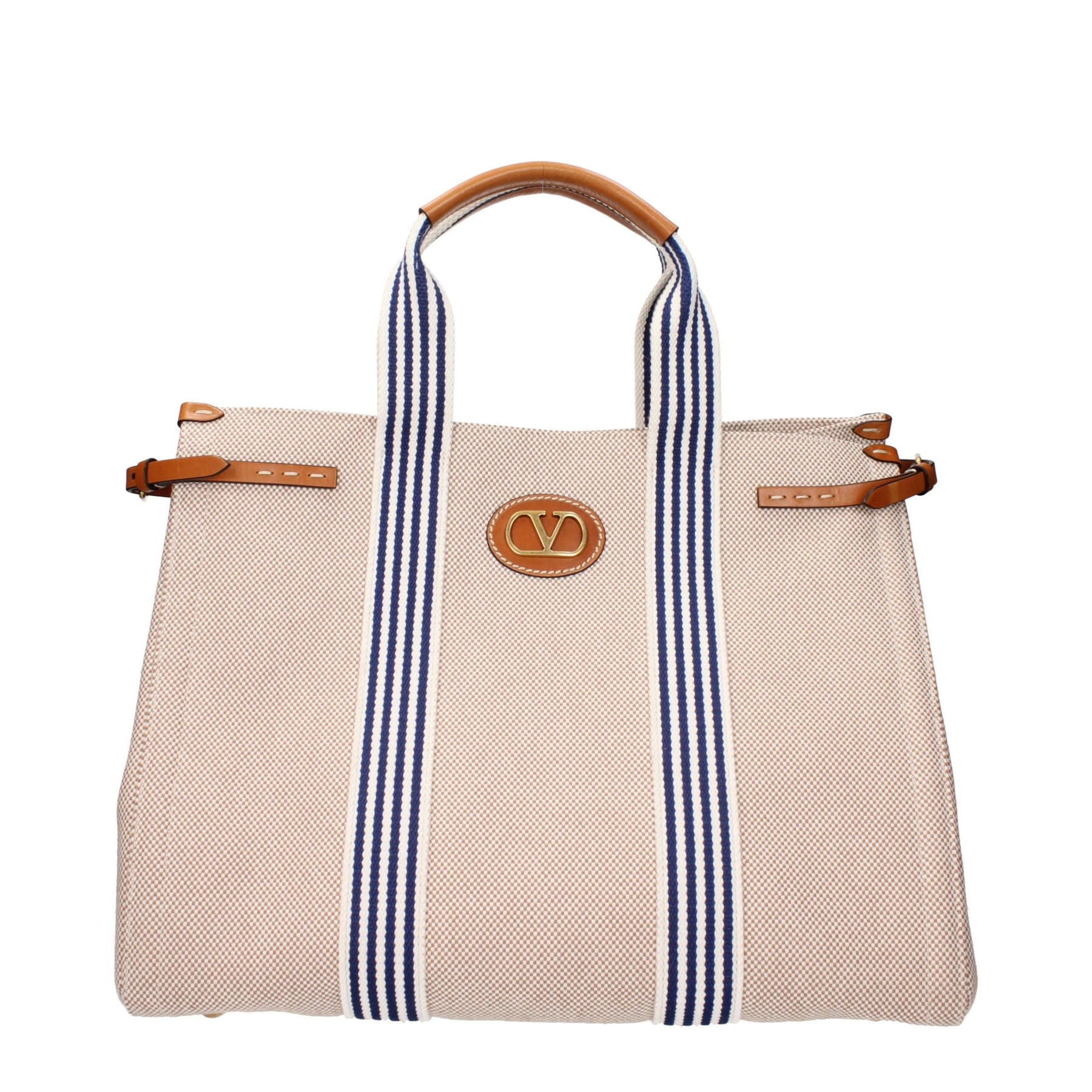 Valentino Garavani Beige Fabric Handbag | Regal Royce