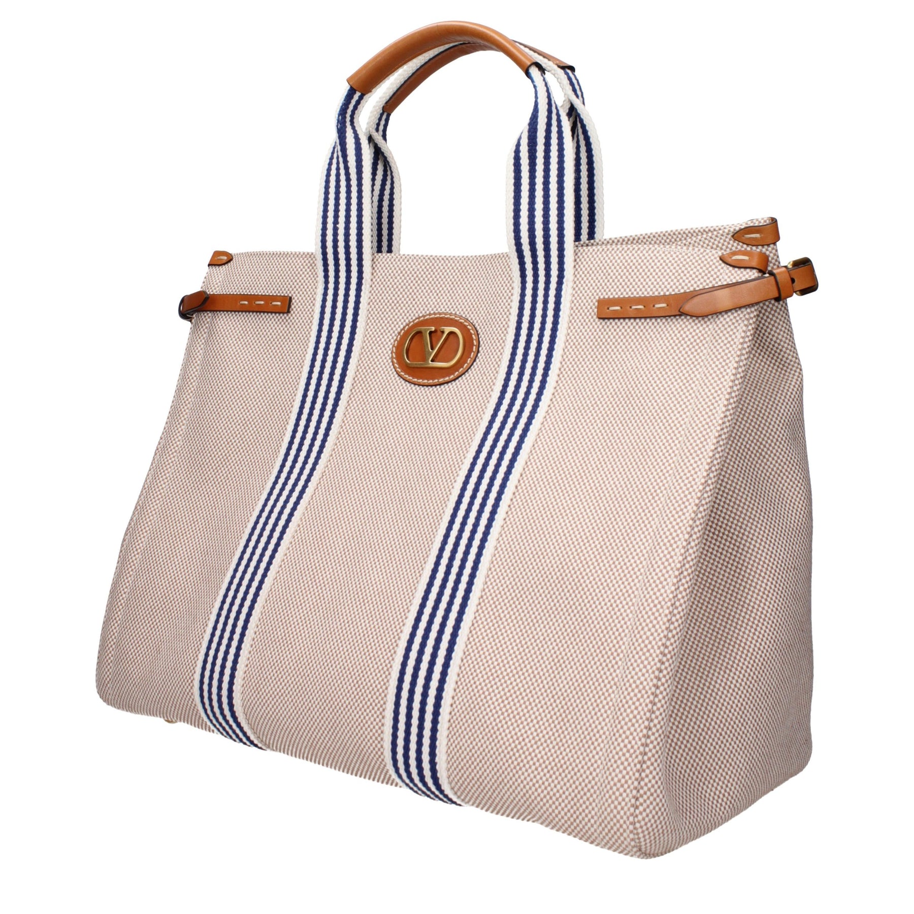 Valentino Garavani Beige Fabric Handbag | Regal Royce