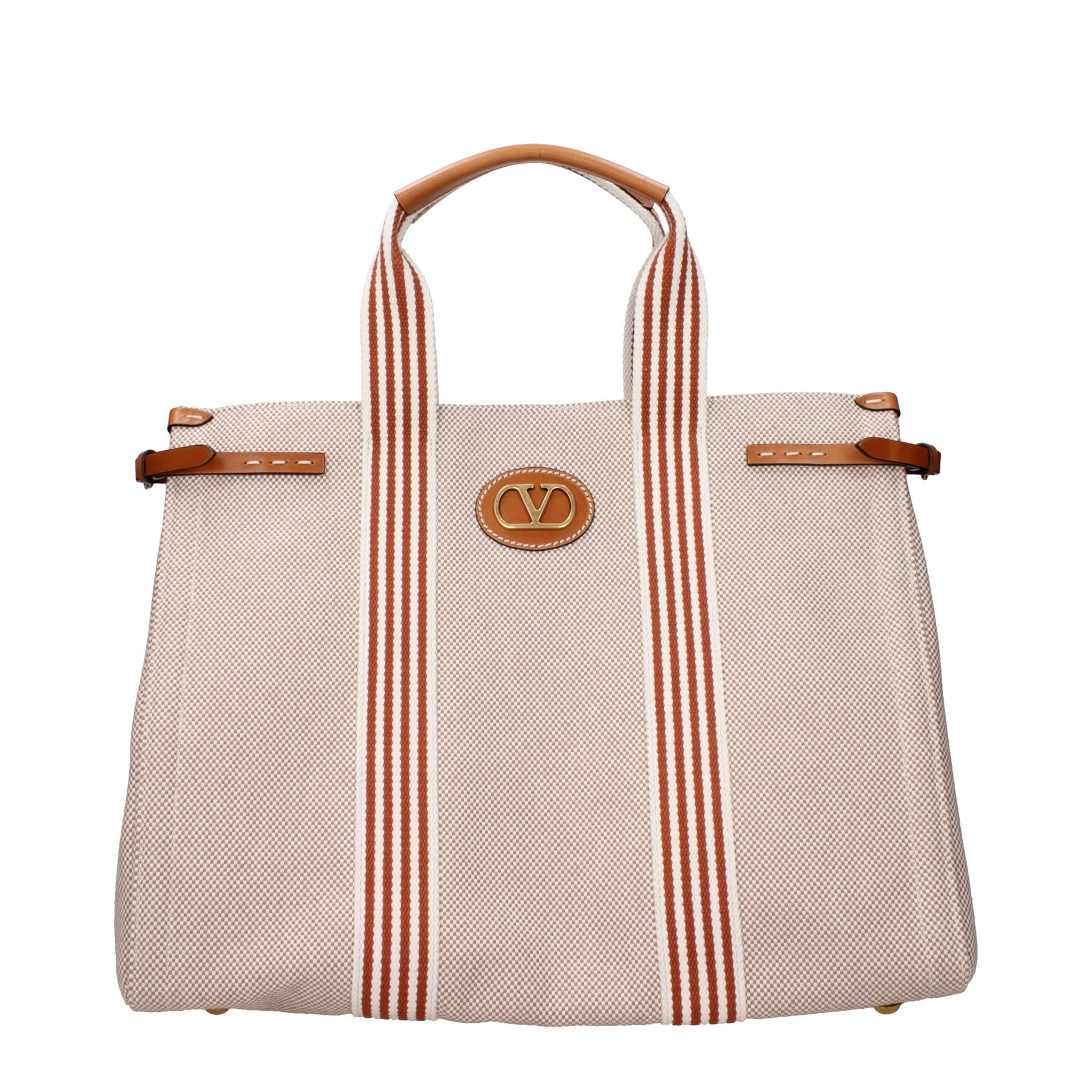 Valentino Garavani Beige Fabric Handbag | Regal Royce