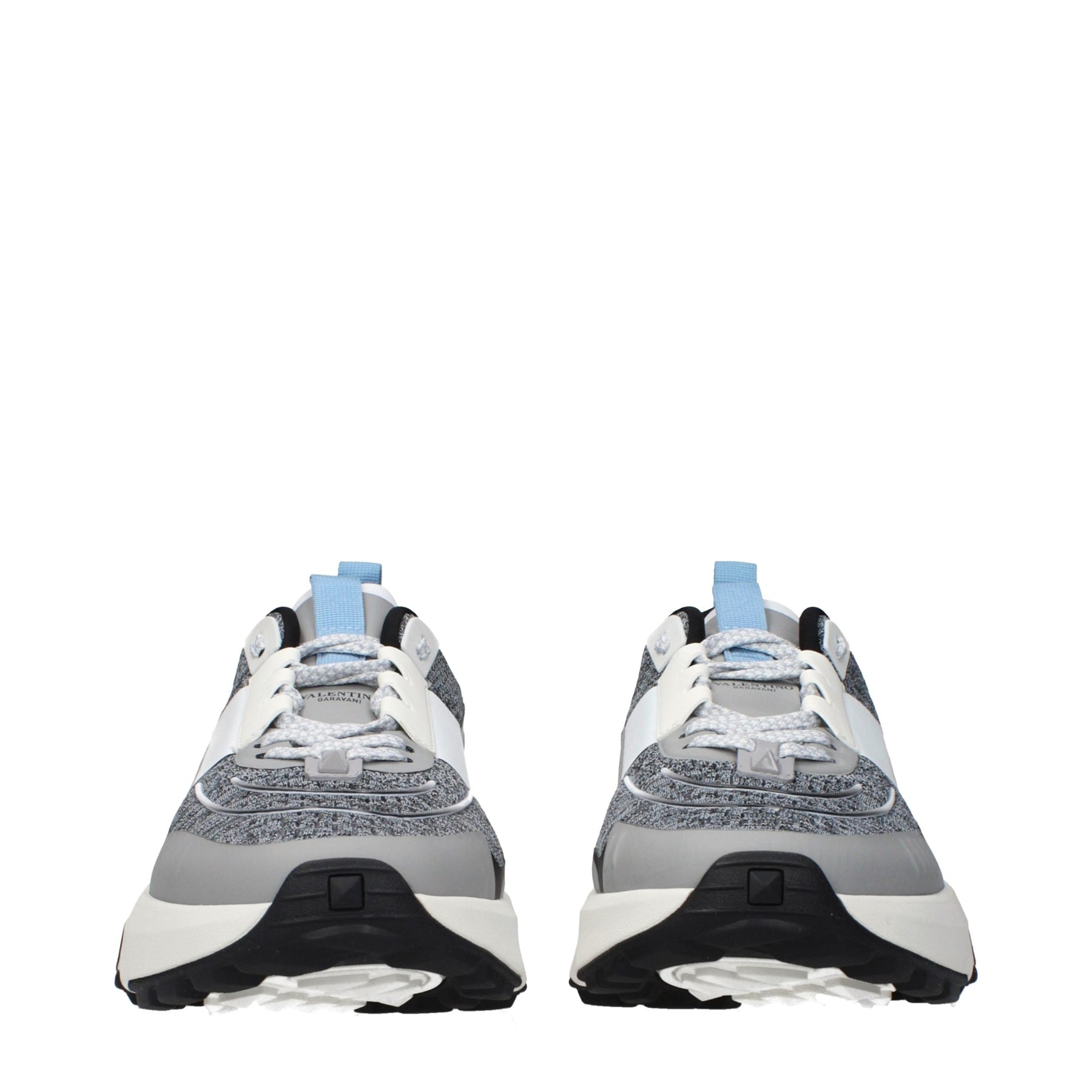 Valentino Garavani Gray Fabric Athletic Sneakers | Regal Royce