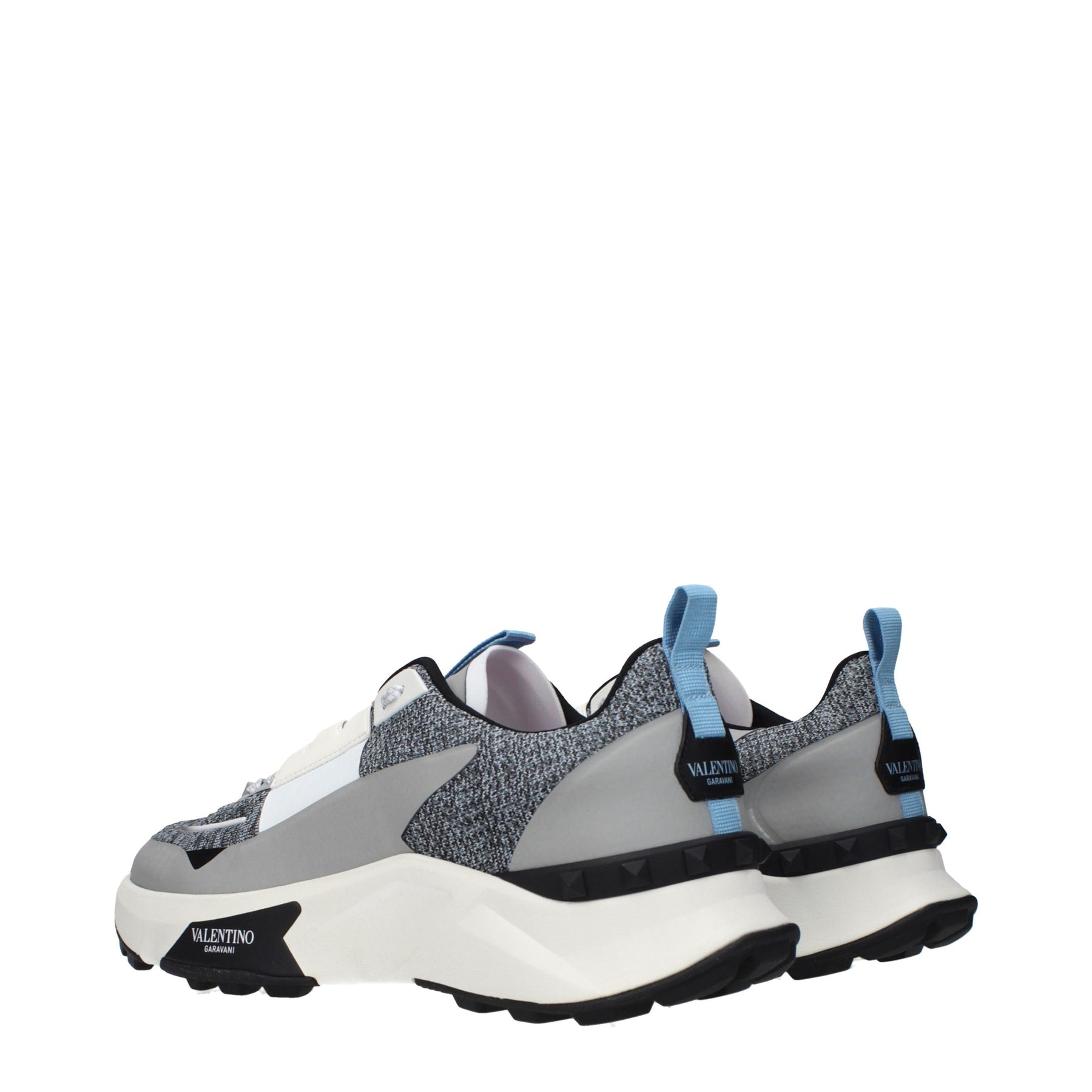 Valentino Garavani Gray Fabric Athletic Sneakers | Regal Royce