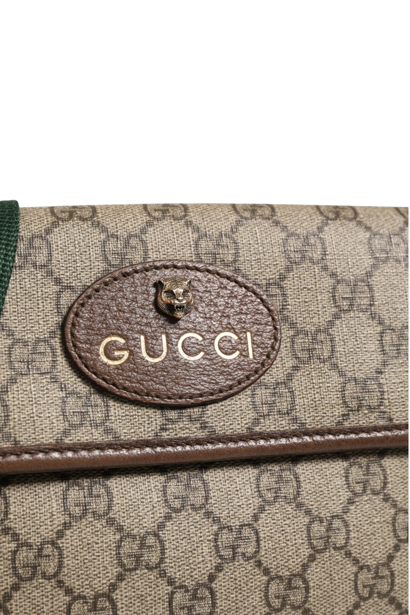Gucci Supreme Monogram Neo Vintage Web Belt Bag Brown | Regal Royce