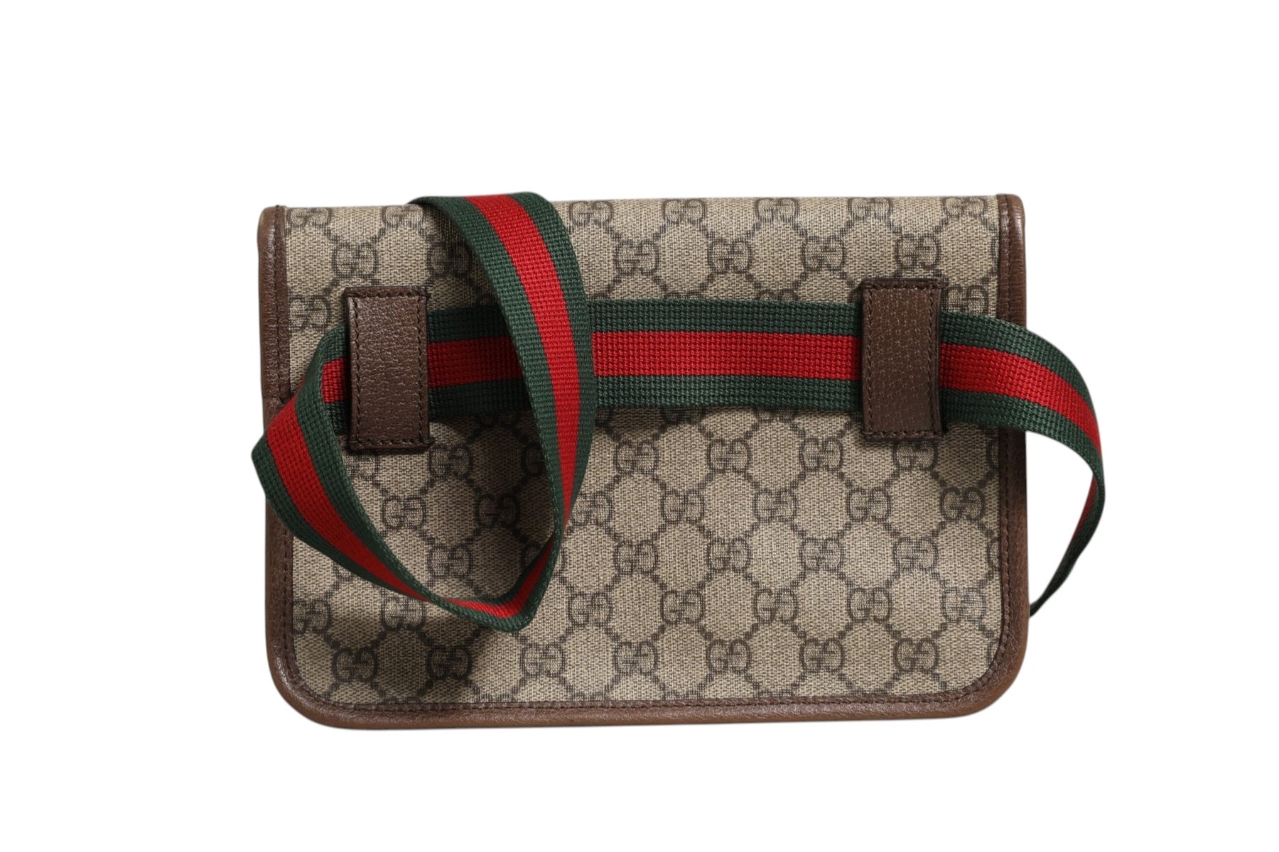 Gucci Supreme Monogram Neo Vintage Web Belt Bag Brown | Regal Royce