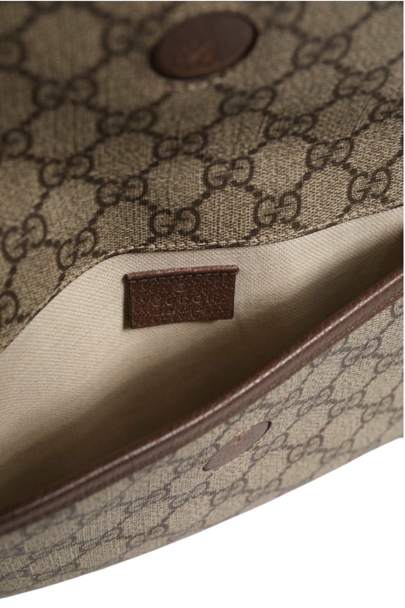Gucci Supreme Monogram Neo Vintage Web Belt Bag Brown | Regal Royce