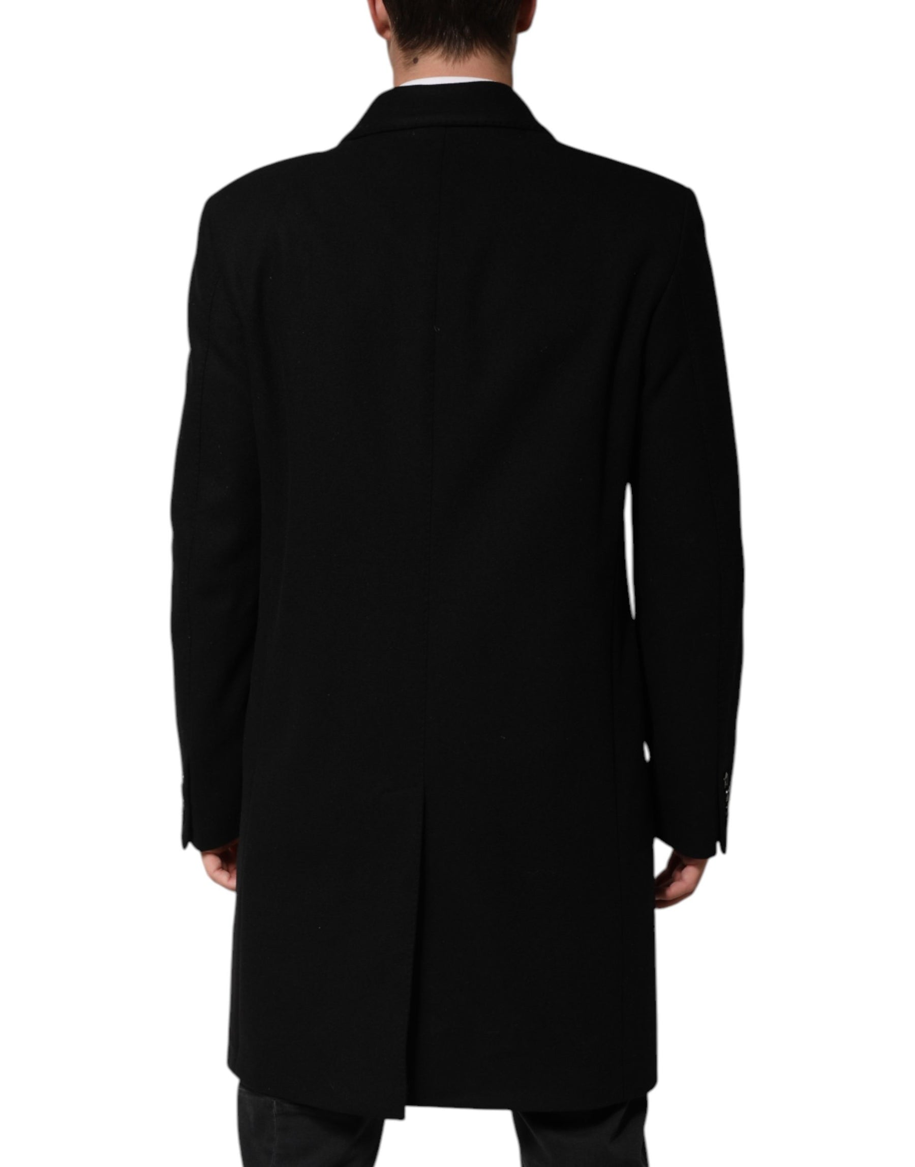 Dolce & Gabbana Black Heraldic Patch Single Breasted Jacket | Regal Royce