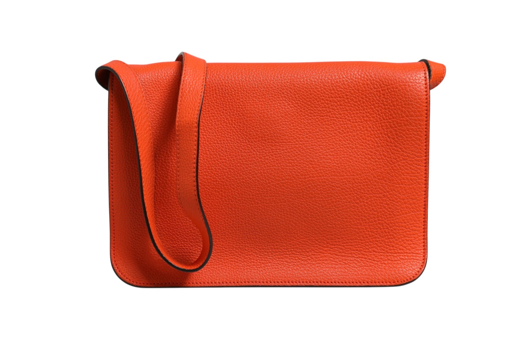 Gucci Jackie Soft Flap Shoulder Bag Leather Orange | Regal Royce