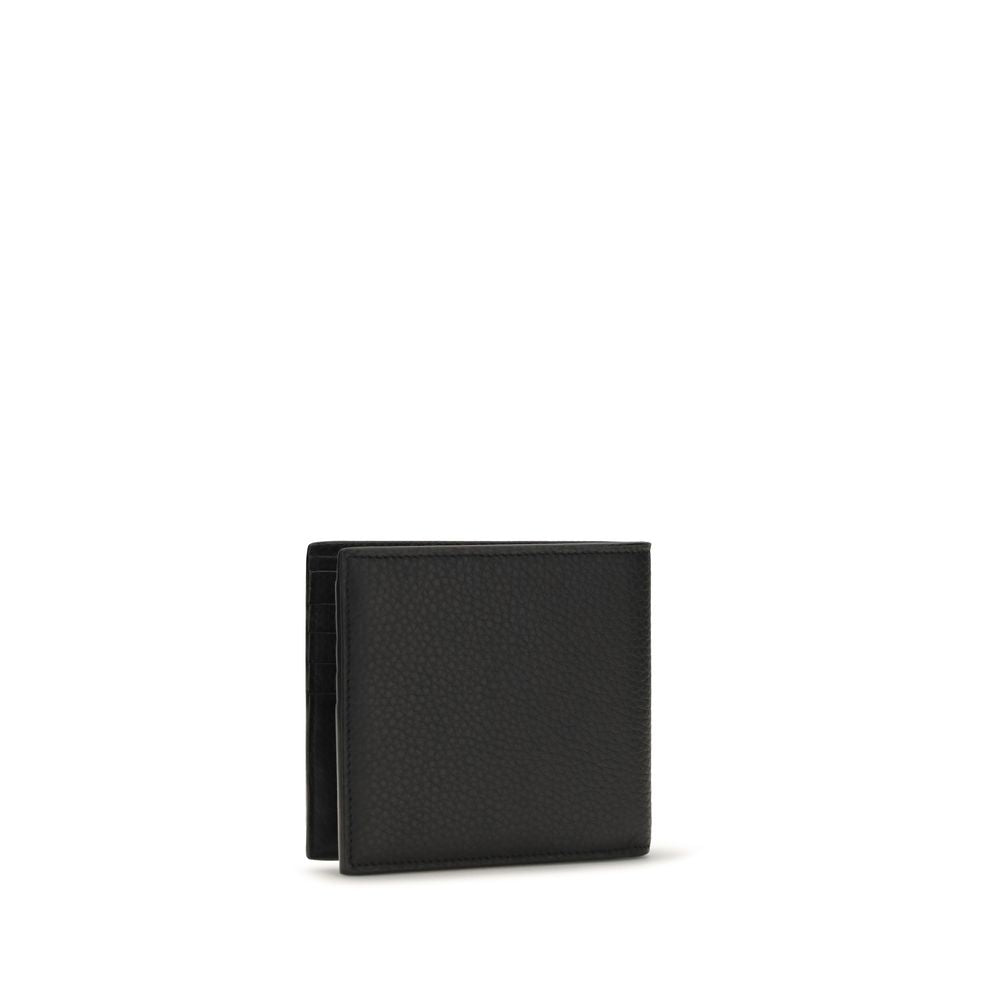 Saint Laurent Black Calf Leather Bos Taurus Wallet | Regal Royce
