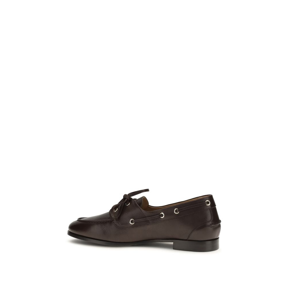 Bally Brown Calf Leather Bos Taurus Slip-On Loafers | Regal Royce