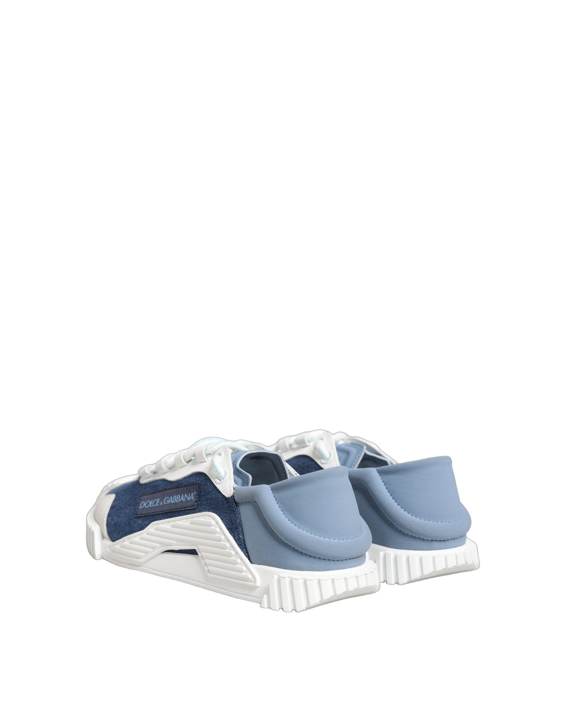 Dolce & Gabbana Blue White Low Top NS1 Sneakers Shoes | Regal Royce