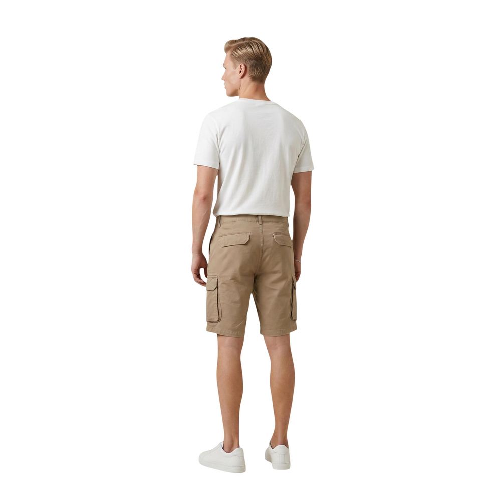 Lyle & Scott Beige Cotton Bermuda Shorts | Regal Royce