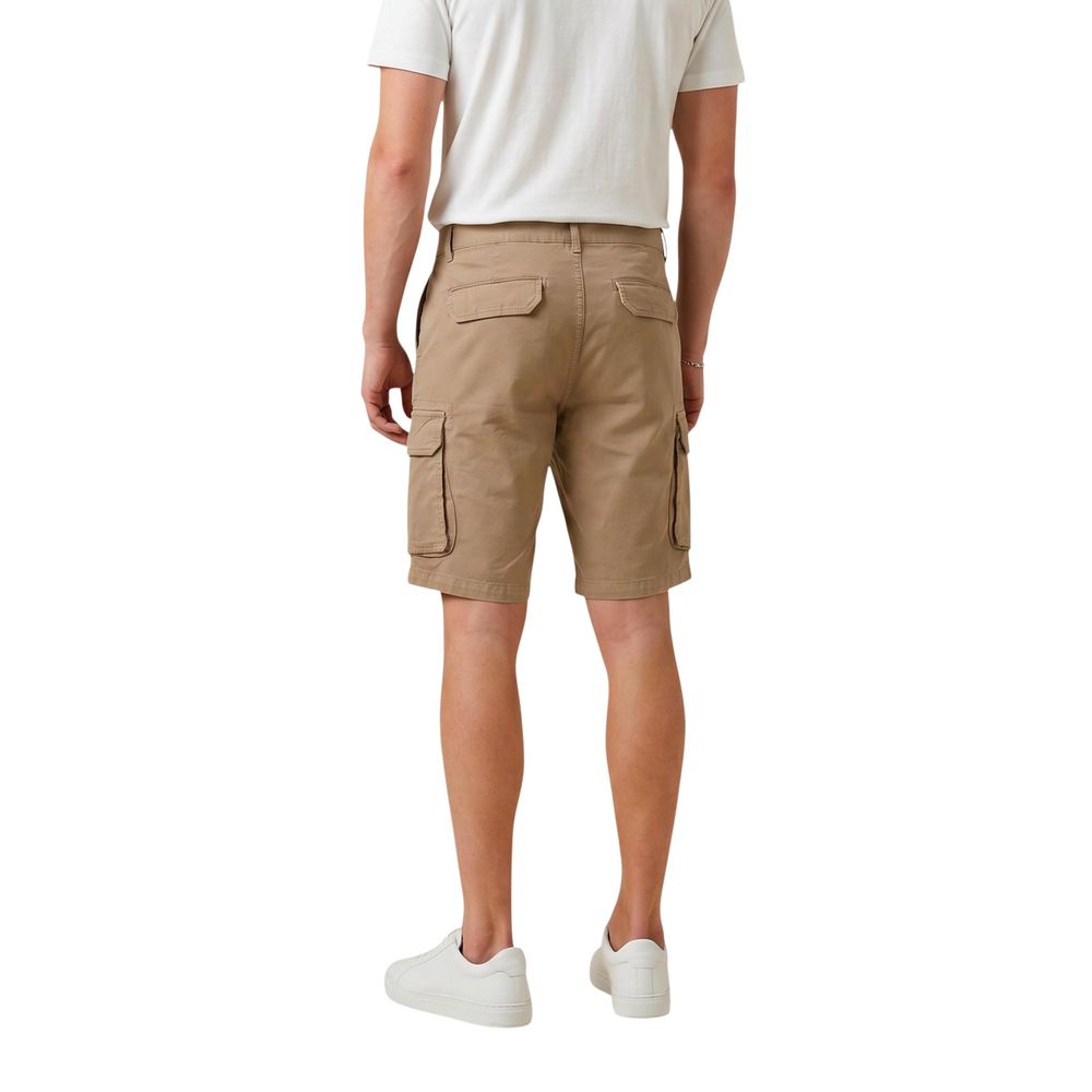 Lyle & Scott Beige Cotton Bermuda Shorts | Regal Royce