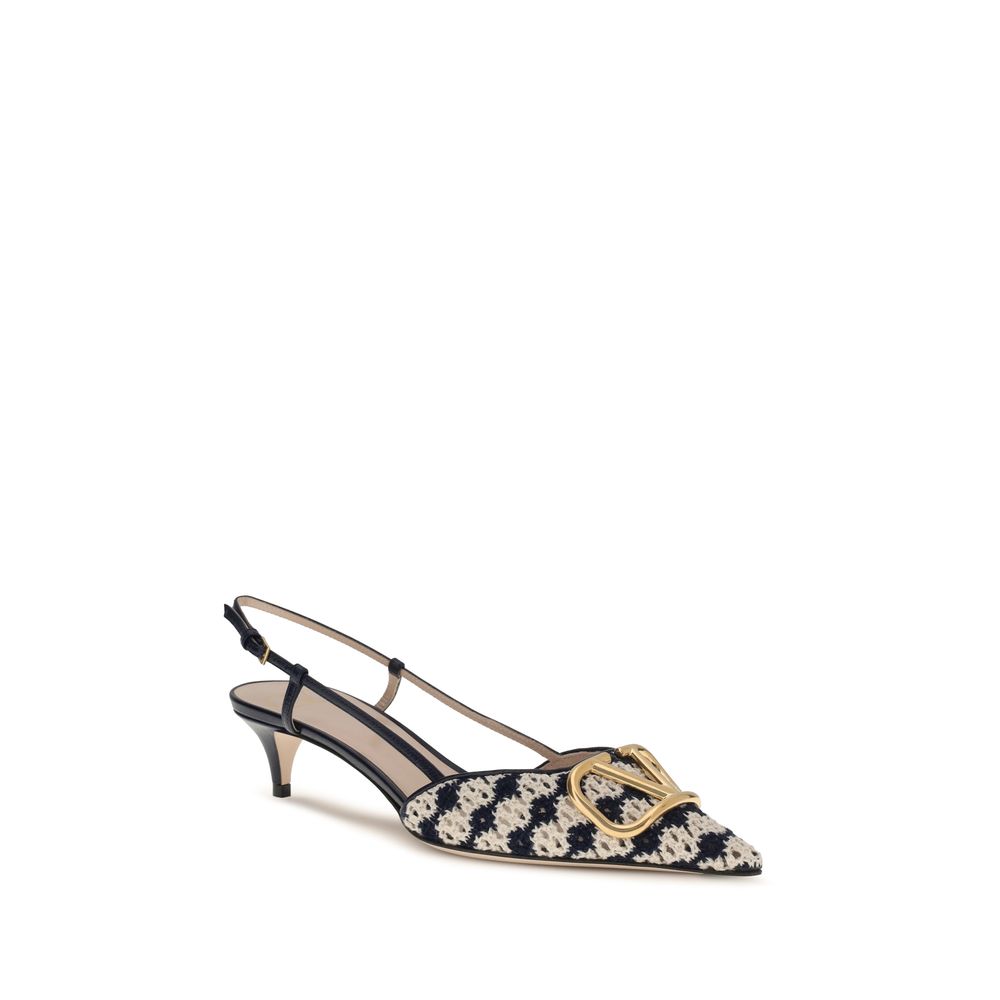 Valentino Garavani Multicolor Goatskin Mid Heel Pumps | Regal Royce