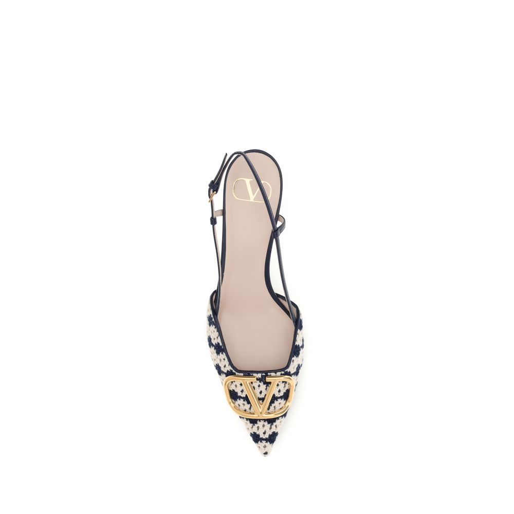 Valentino Garavani Multicolor Goatskin Mid Heel Pumps | Regal Royce