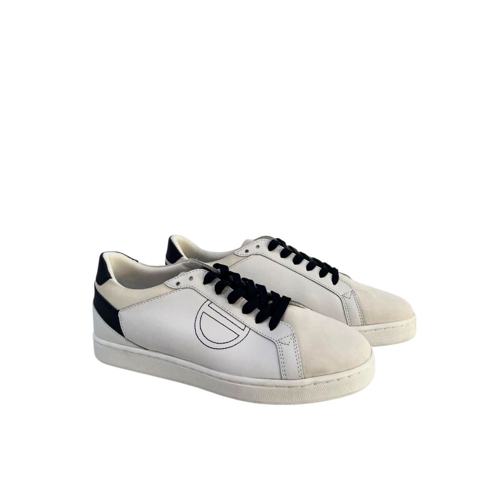 Borbonese White Leather Men Sneaker | Regal Royce
