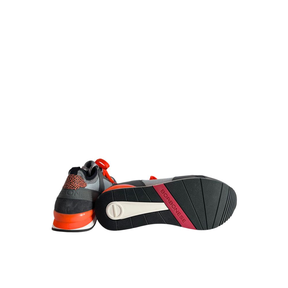 Borbonese Orange Rubber Men Sneakers | Regal Royce