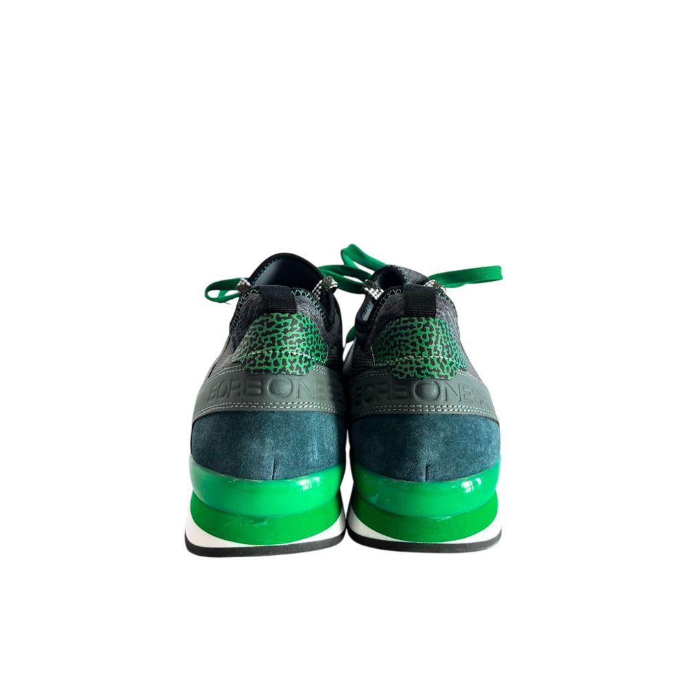 Borbonese Green Rubber Men Sneaker | Regal Royce