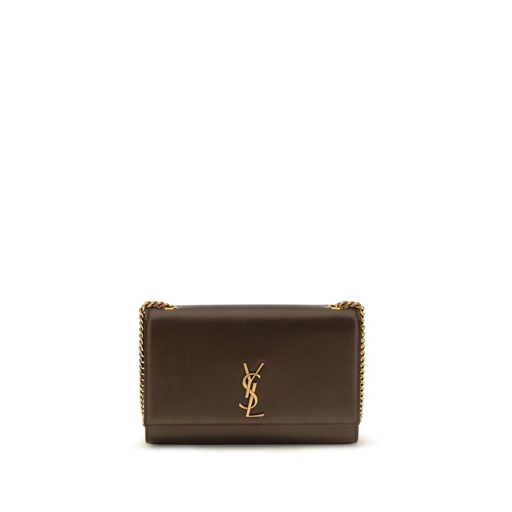 Saint Laurent Brown Calf Leather Bos Taurus Shoulder Bag | Regal Royce