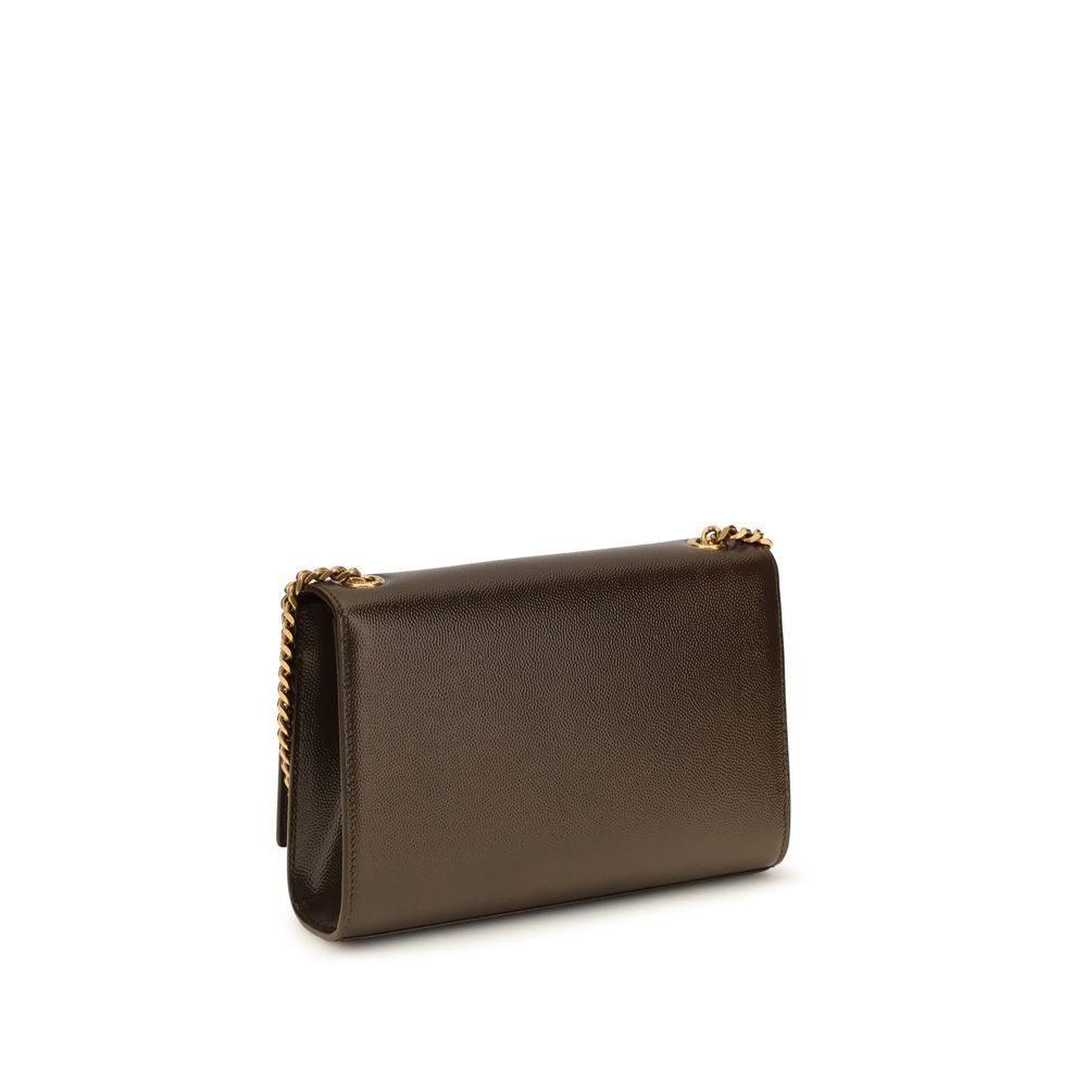 Saint Laurent Brown Calf Leather Bos Taurus Shoulder Bag | Regal Royce