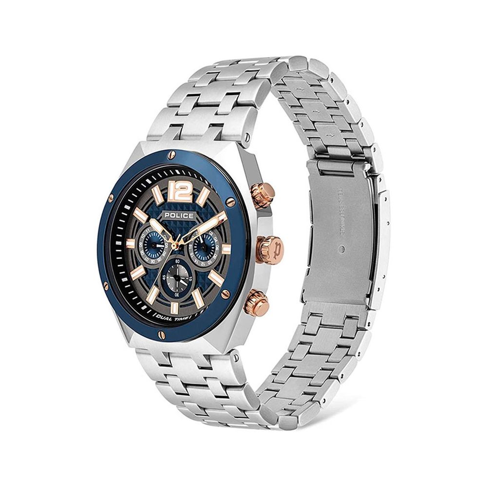 Police Gray Stainless Steel Dress Watch | Regal Royce