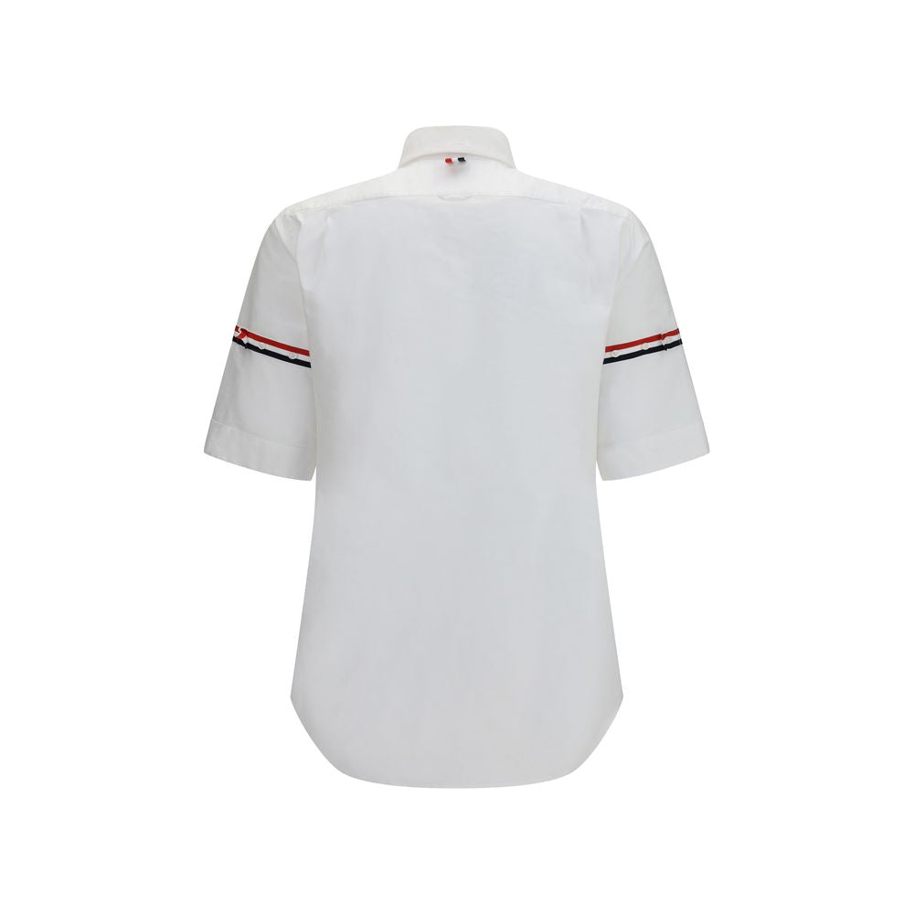Thom Browne White Cotton Shortsleeve Shirt | Regal Royce