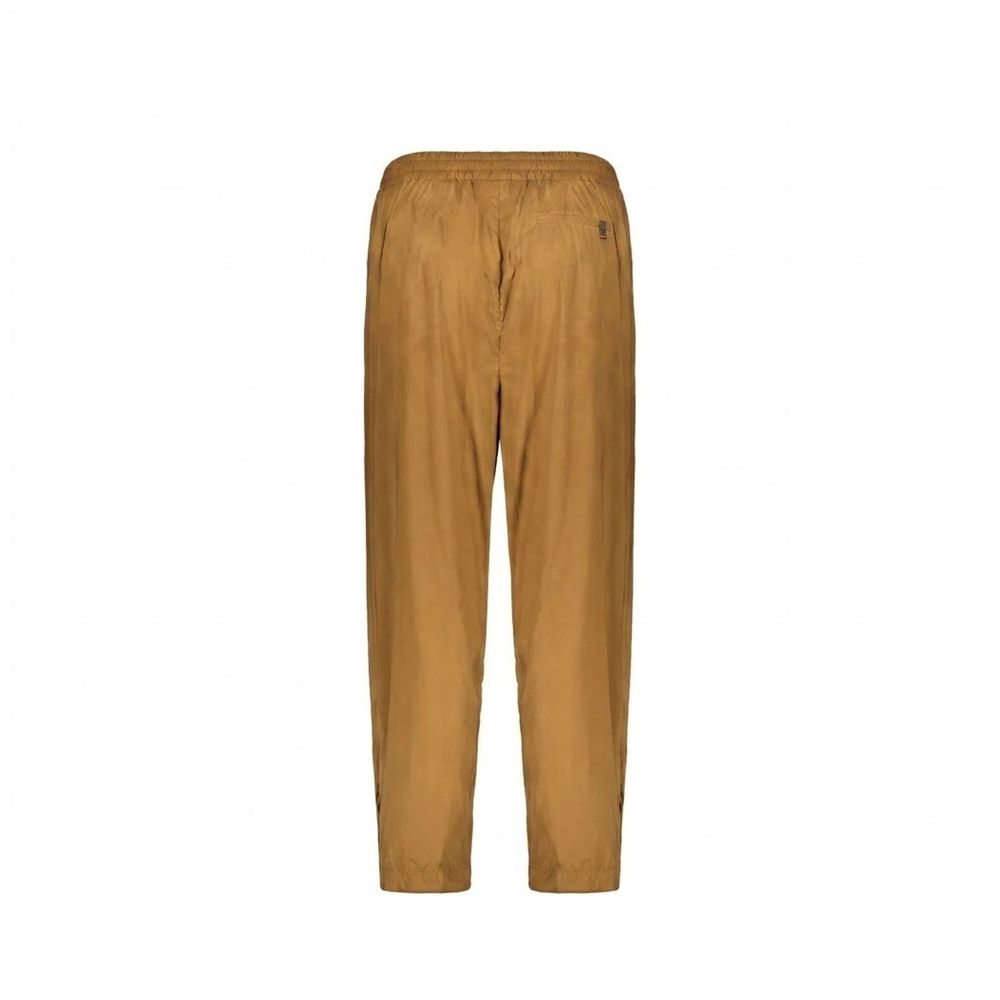 Herno Brown Elastane Casual Pants | Regal Royce