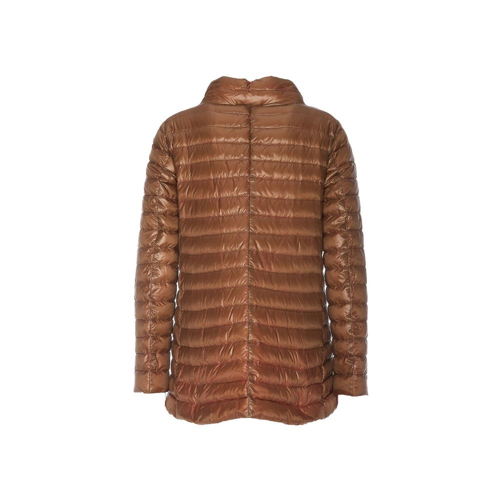 Herno Brown Polyamide Coat | Regal Royce