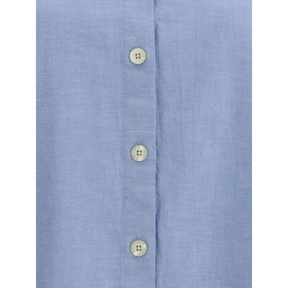 Deperlu Blue Cotton Shirt | Regal Royce