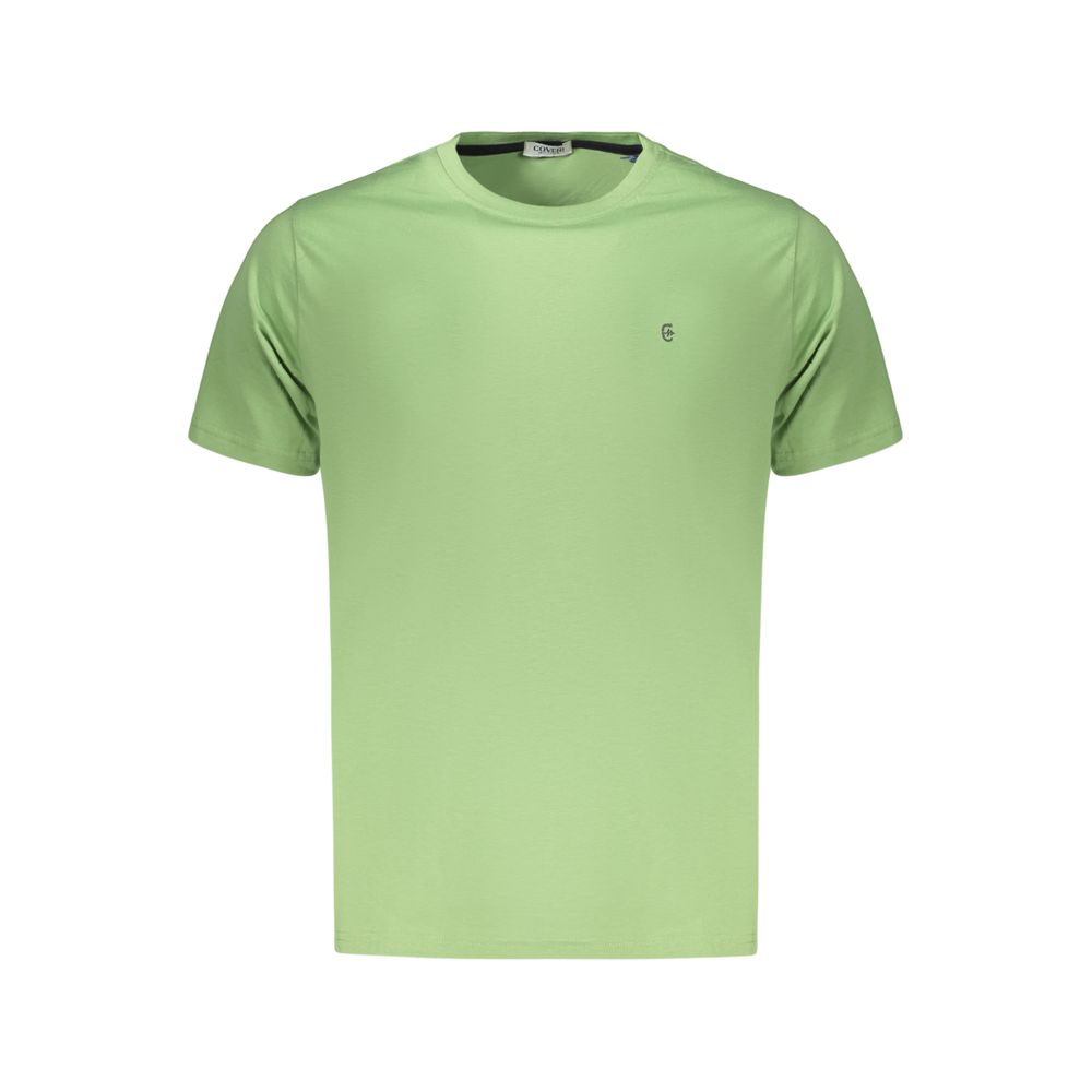 Coveri Moving Verde Cotton Men's T-Shirt | Regal Royce