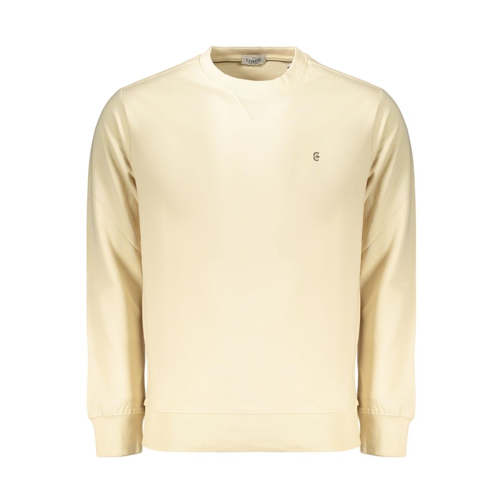 Coveri Moving Beige Cotton Men's Sweatshirt | Regal Royce