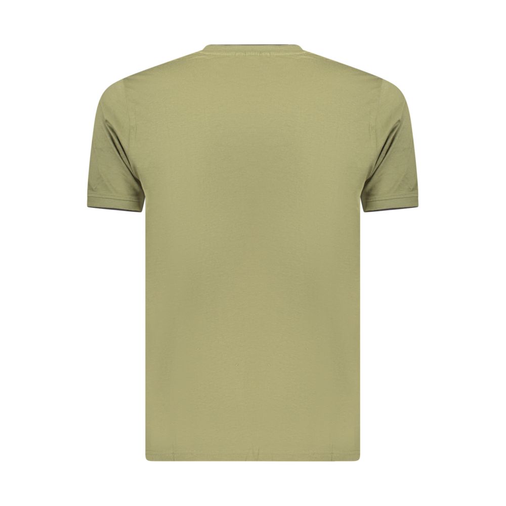 Coveri Moving Green Cotton Men's T-Shirt | Regal Royce