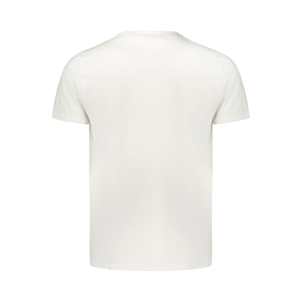 Coveri Moving Bianco Cotton Men's T-Shirt | Regal Royce