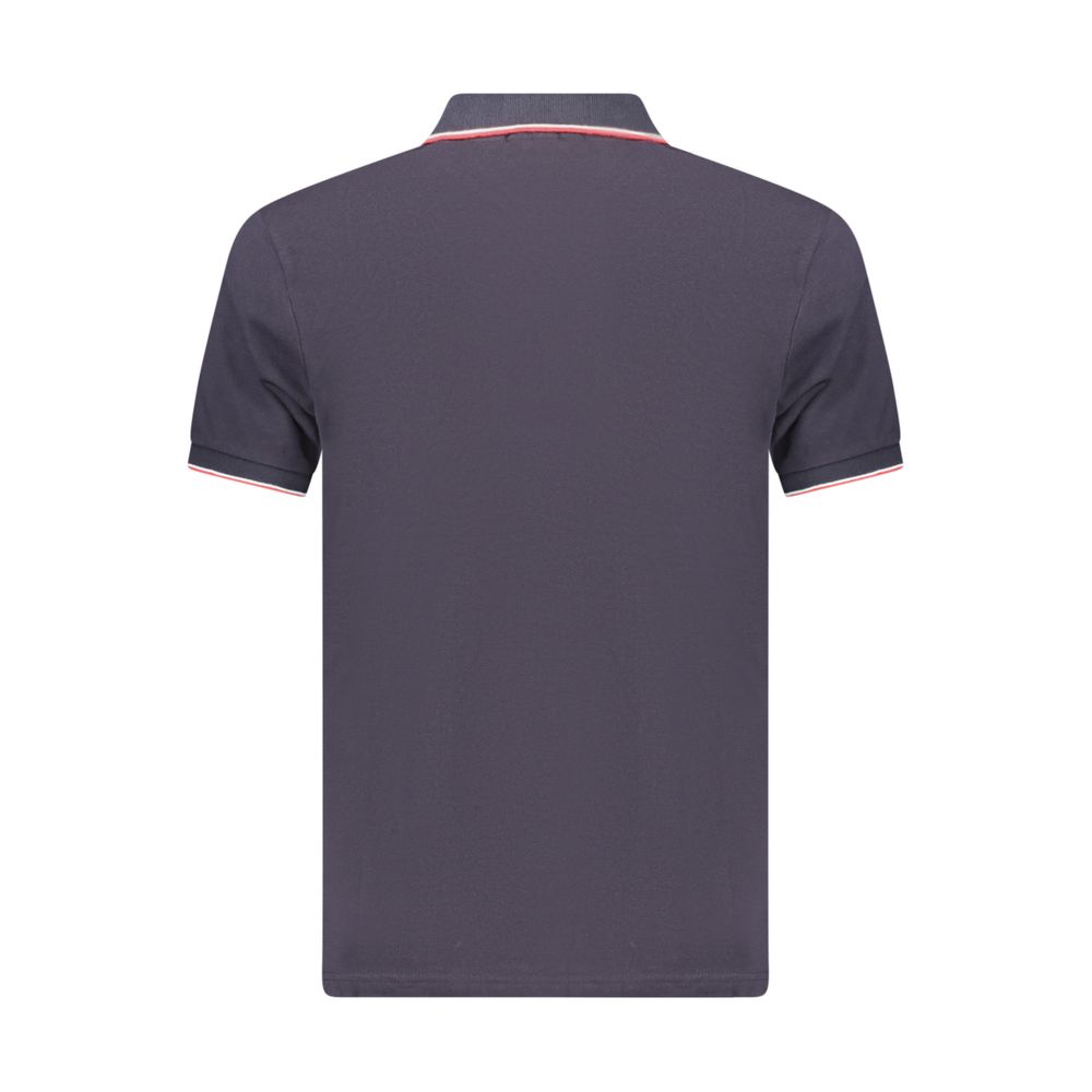 Coveri Moving Blue Cotton Men's Polo | Regal Royce