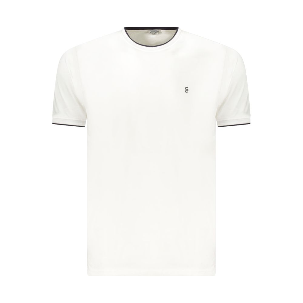 Coveri Moving White Cotton Men's T-Shirt | Regal Royce