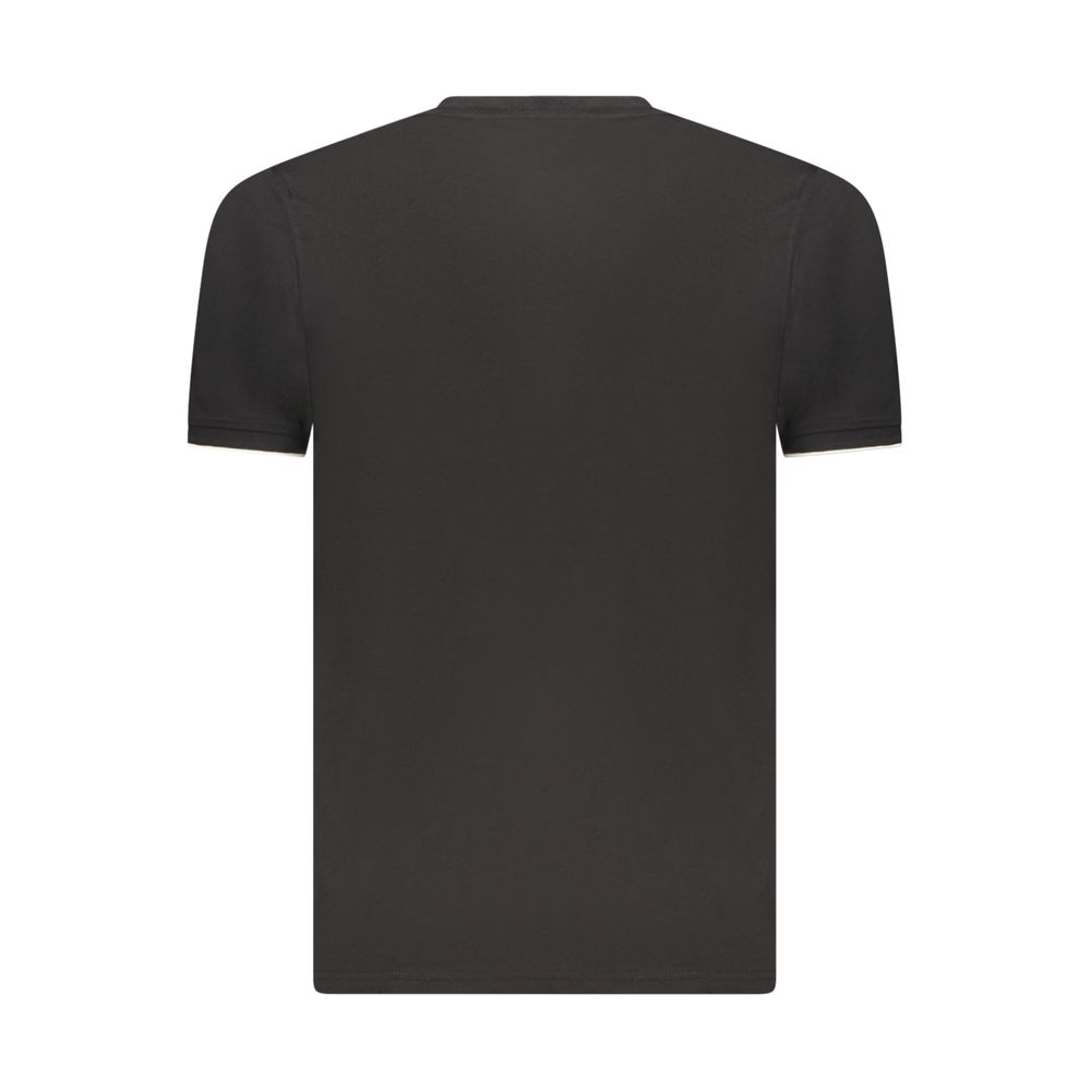 Coveri Moving Black Cotton Men's T-Shirt | Regal Royce