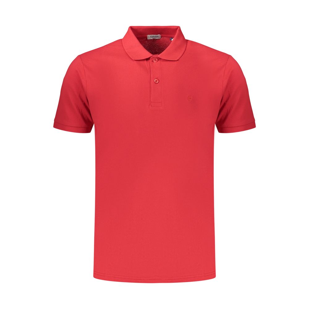 Coveri Moving Red Cotton Men's Polo | Regal Royce